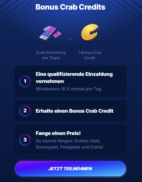 Bonuskrabbe-Spiel bei Boomerang